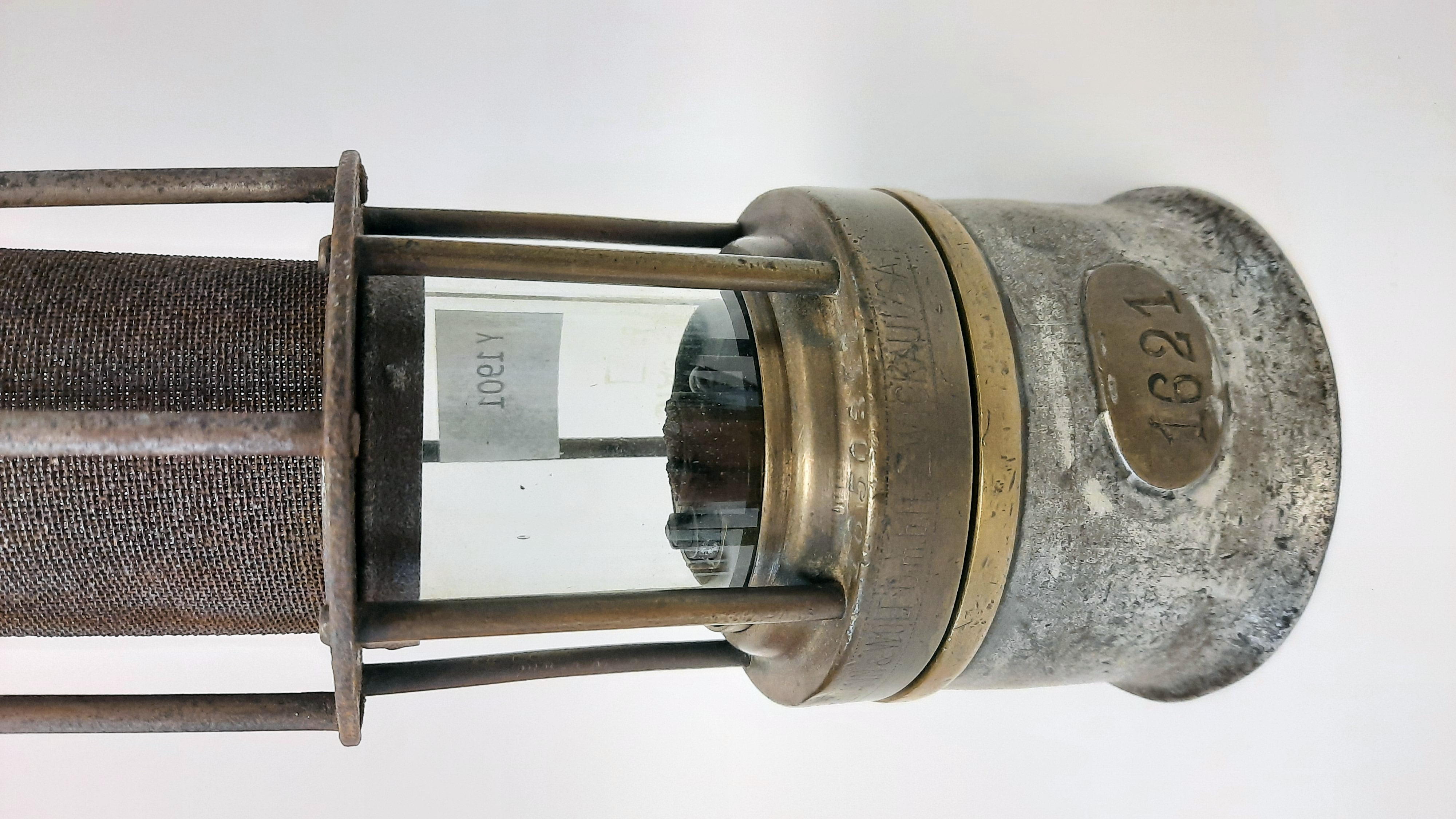 Grubenlampe bergbaulampen Reibstreifenzünder model 1910 bergbau